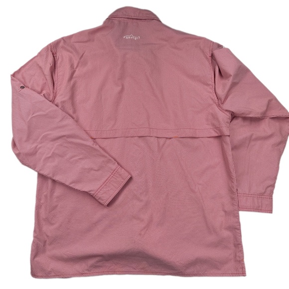 Red Plaid Orvis Mens Classic Button Down Long Sleeve Shirt * L - Picture 5 of 5